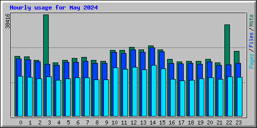 Hourly usage for May 2024